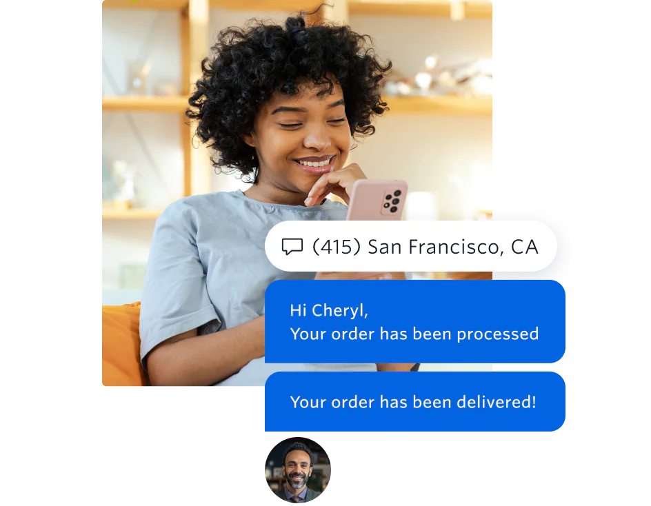 Woman managing an online delivery service through a mobile application that incorporates a mandatory registration process to benefit from higher throughput, increased deliverability, and improved customer engagement. Woman managing an online delivery service through a mobile application that incorporates a mandatory registration process to benefit from higher throughput, increased deliverability, and improved customer engagement.